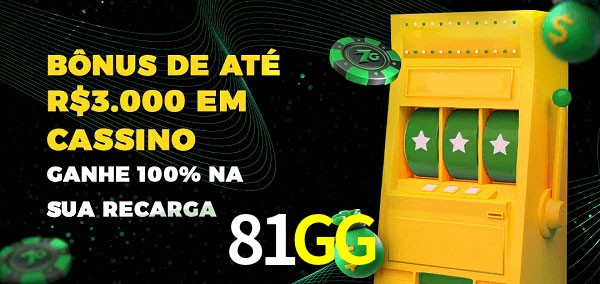 81GG melhor bônus de depósito